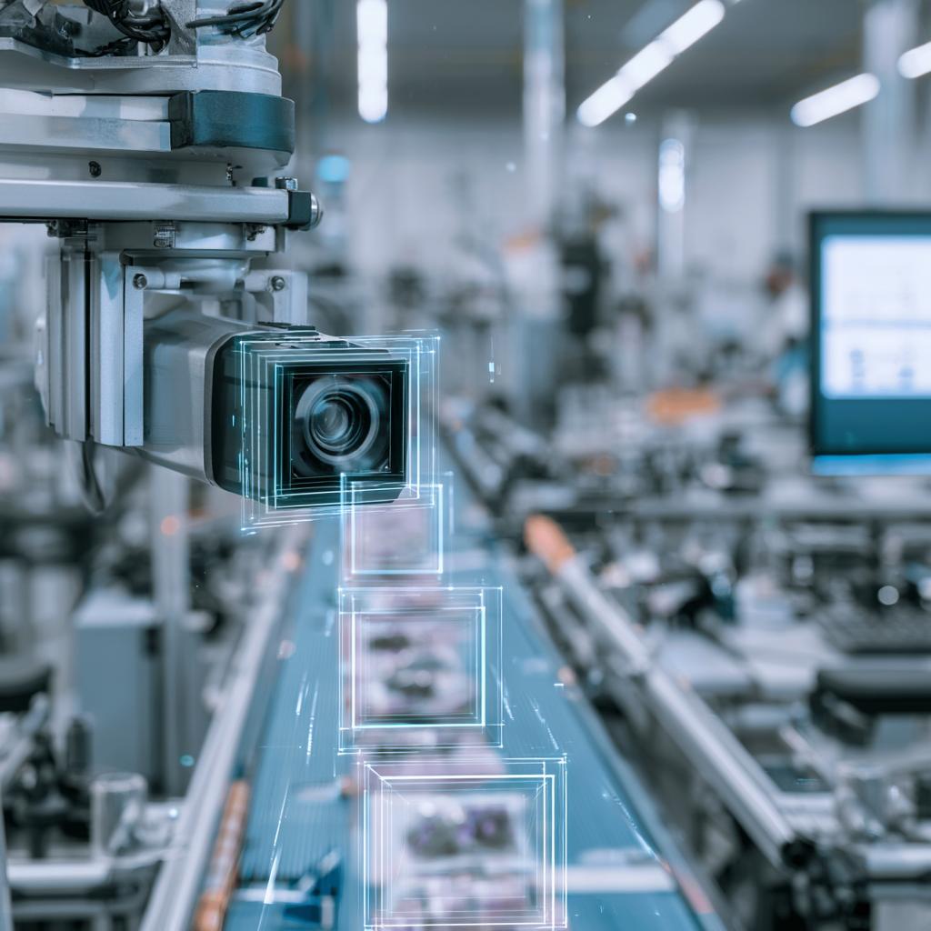 Sistema de visión por computadora en línea de producción